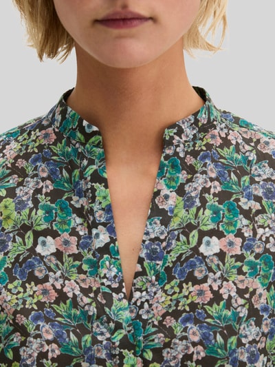 Marc O'Polo Regular Fit Kurzarmbluse aus reiner Baumwolle Mittelbraun 3