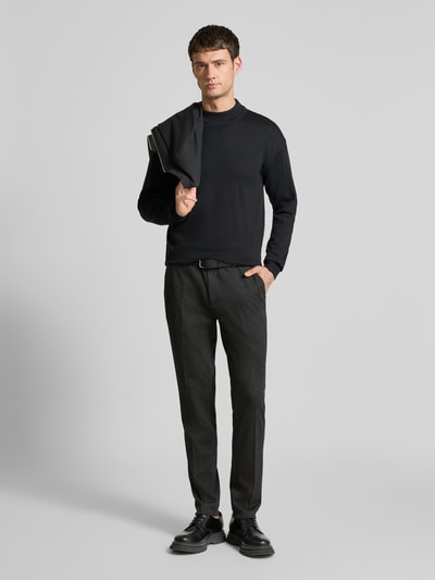 Scotch & Soda Stoffhose mit Gesäßtaschen Anthrazit 1