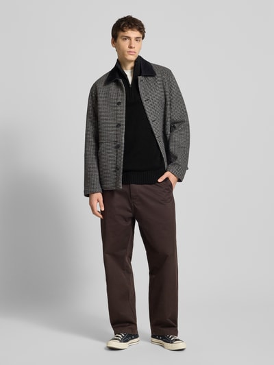 G-Star Raw Gebreide pullover met ribboorden Zwart - 1