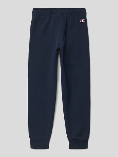 CHAMPION Sweatpants met labelstitching Marineblauw - 3