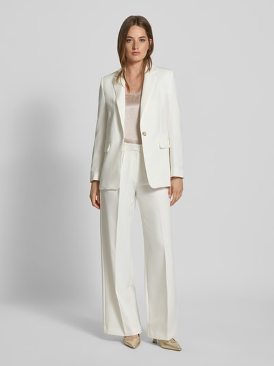BOSS Orange Regular Fit Hose mit weitem Bein Offwhite 1