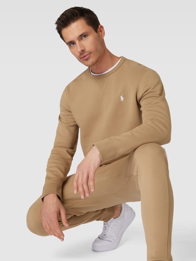 Polo Ralph Lauren Sweatshirt mit Rundhalsausschnitt Khaki 3