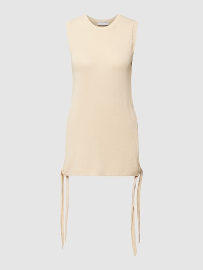Tiger of Sweden Strickshirt mit seitlicher Schnürung Modell 'MISA' Offwhite 2