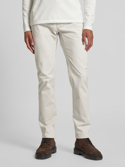 PME Legend Regular Fit Chino mit Eingrifftaschen Modell 'American classic' Kitt 4