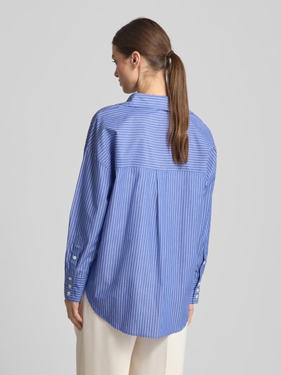 Lanius Overhemdblouse met knoopsluiting Blauw - 5