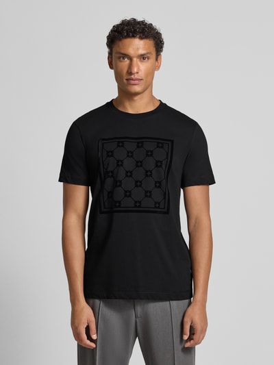 JOOP! Collection T-shirt met motiefprint Zwart - 4