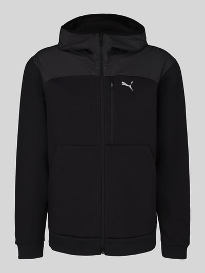 PUMA Performance Regular Fit Sweatjacke aus Baumwoll-Mix Modell 'PUMATECH' Black 2