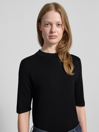 Betty Barclay Strickshirt mit Stehkragen Black 3