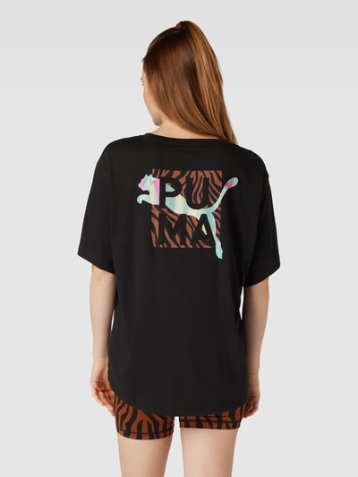 PUMA PERFORMANCE T-shirt met ronde hals, model 'ANIMAL' Zwart - 5