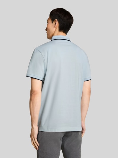 Tom Tailor Regular Fit Poloshirt aus reiner Baumwolle Hellblau 5
