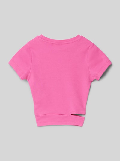 Blue Effect T-Shirt mit Cut-Out Pink 3