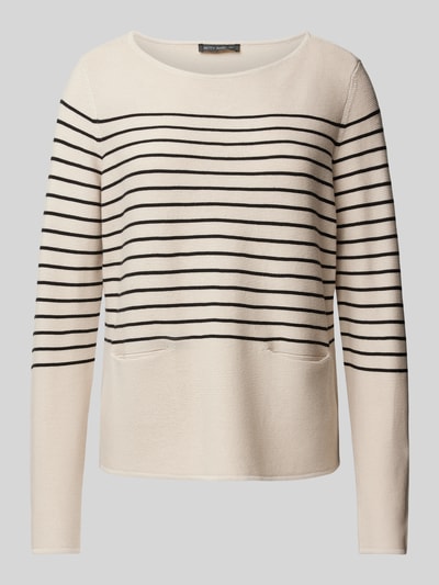 Betty Barclay Gebreide pullover met zijzakken Beige - 2