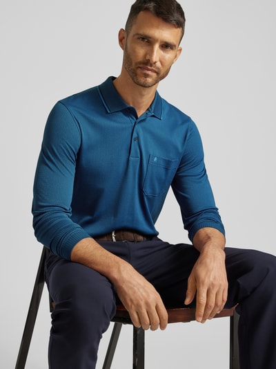 RAGMAN Poloshirt met korte knoopsluiting Petrol - 3