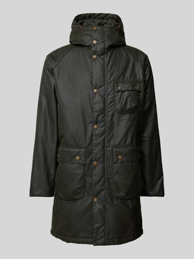 Barbour Jack met klepzakken, model 'WINTER WAX' Olijfgroen - 2