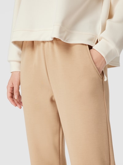 Christian Berg Woman Sweatpants met elastische band, model ‘Oda’ Lichtbruin - 3