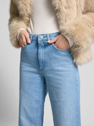 Only Wide Leg Jeans mit Baumwoll-Anteil Modell 'JUICY' Hellblau 3