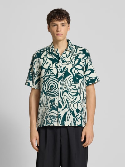 Only & Sons Regular fit vrijetijdsoverhemd van puur katoen Olijfgroen - 4