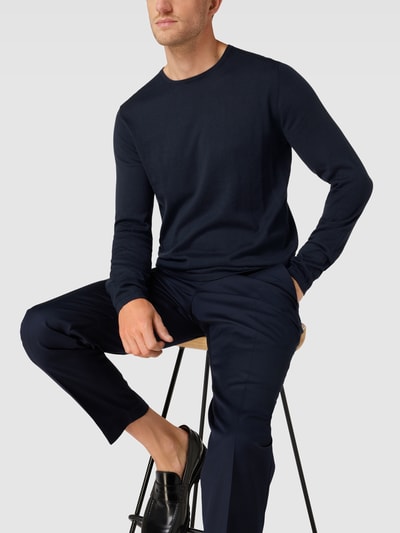 MCNEAL Strickpullover mit Rundhalsausschnitt Marine 3