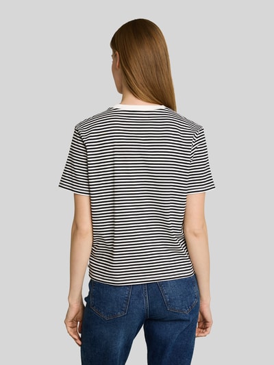 Tom Tailor Denim Boxy fit T-shirt van puur katoen Zwart - 5