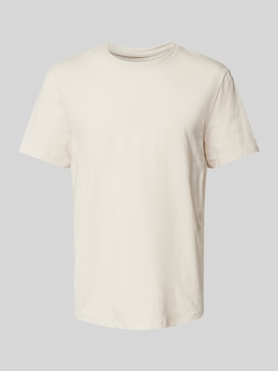 SLG T-Shirt mit Rundhalsausschnitt Beige 1