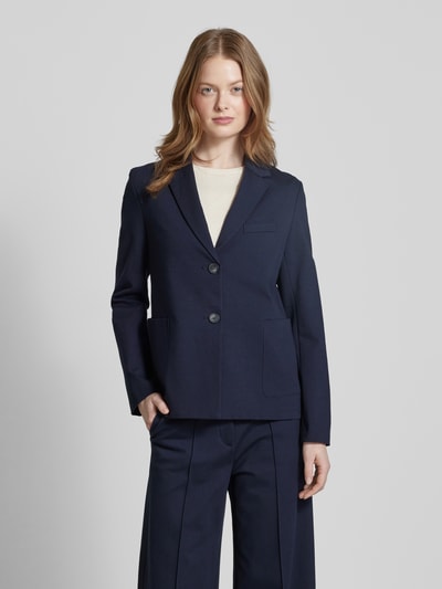 Someday Blazer met opgestikte zakken, model 'Nalou' Marineblauw - 4