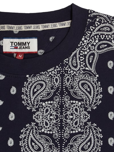 Tommy Jeans T-shirt met paisleydessin Donkerblauw - 2