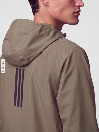 adidas Sportswear Funktionsjacke mit reflektierendem Logo-Detail Khaki 3