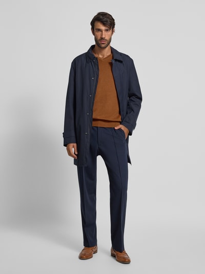 Fynch-Hatton Strickpullover mit Logo-Detail Mittelbraun 1