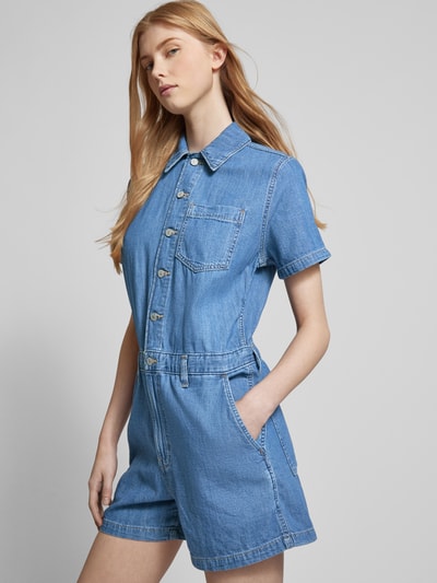 Levi's® Jumpsuit mit Knopfleiste und Brusttasche Jeansblau 3