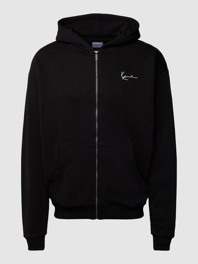 KARL KANI Sweatjacke mit Label-Detail Black 2