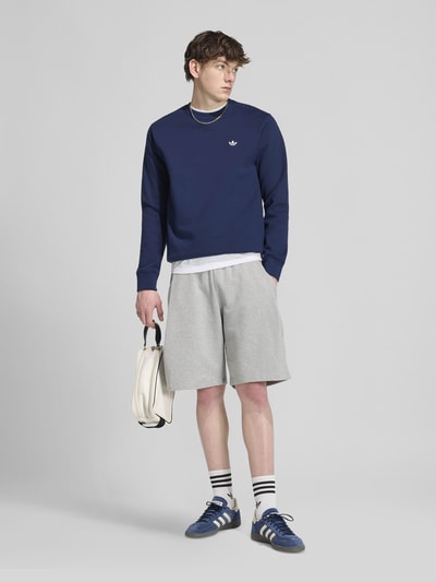 adidas Originals Regular fit sweatshirt van katoenmix Marineblauw - 1
