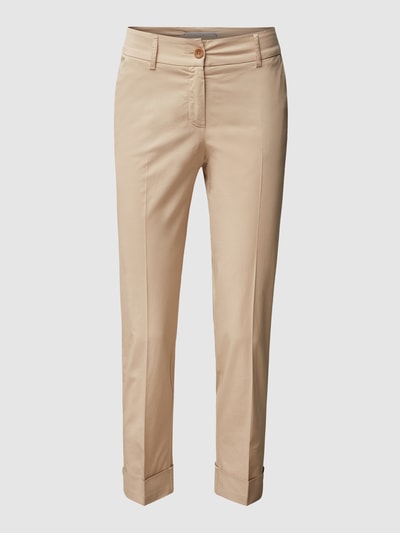 Raffaello Rossi Cropped Slim Fit Chino mit Stretch-Anteil Modell 'Dora' Sand 2