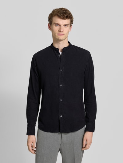 Tom Tailor Denim Regular Fit Cordhemd aus reiner Baumwolle Black 4