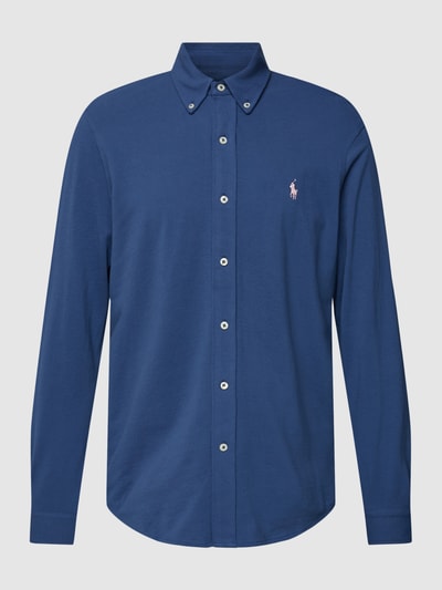 Polo Ralph Lauren Freizeithemd mit Label-Stitching Royalblau 2