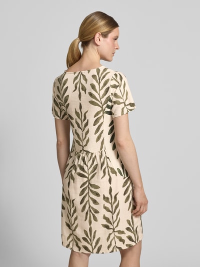 ZABAIONE Relaxed Fit Kleid aus Viskose-Mix Modell 'Tara' Sand 5