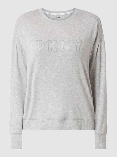 DKNY Sweatshirt in melierter Optik Mittelgrau Melange 2