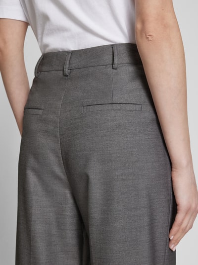 JAKE*S STUDIO WOMAN Regular Fit Bundfaltenhose mit Gürtelschlaufen Mittelgrau Melange 3