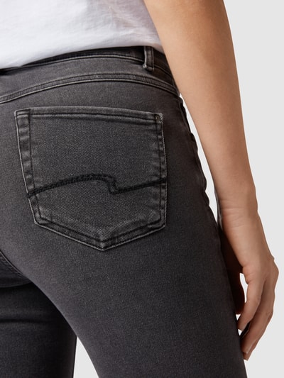 Angels Skinny fit jeans met labelpatch  Antraciet - 3