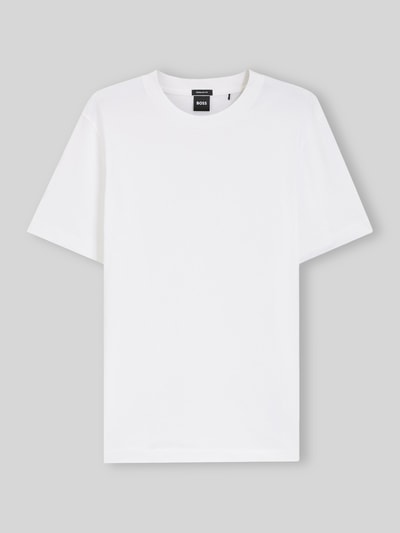 BOSS Regular fit t-shirt van puur katoen model 'Thompson 02' Wit - 2