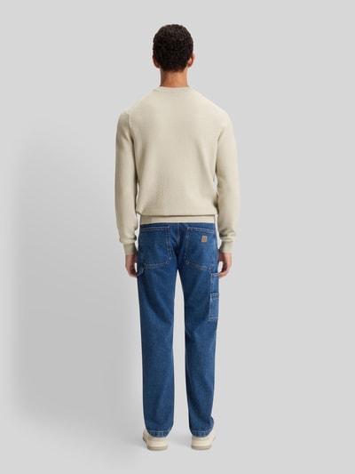 BOSS Orange Regular Fit Strickpullover aus Baumwoll-Kapok-Mix Modell 'KLAPOK' Sand 5