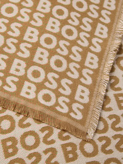 BOSS Sjaal van pure viscose, model 'TADIC' Beige - 2