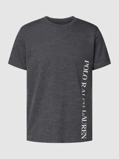 Polo Ralph Lauren Underwear T-Shirt mit Label-Print Modell 'LOOPBACK' Mittelgrau Melange 2