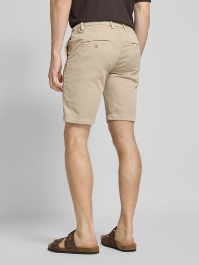 MAC Regular Fit Shorts mit Tunnelzug Beige 5