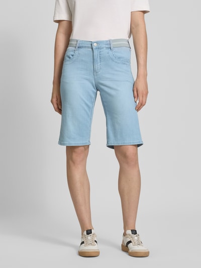 Angels Regular Fit Bermudas mit elastischem Bund Modell 'SPORTY' Hellblau 4