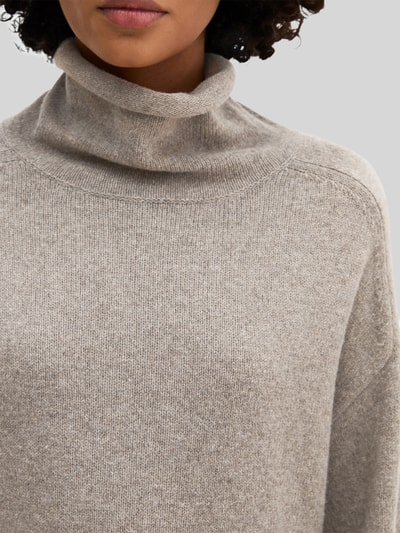 Marc O'Polo Rollkragenpullover mit überschnittenen Schultern Taupe 3