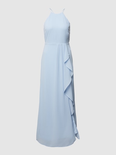 Vila Maxikleid mit Neckholder Modell 'MILINA' Hellblau 2