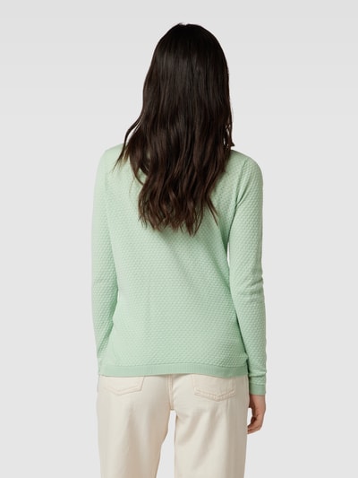 Vero Moda Strickpullover mit Strukturmuster Mint 5