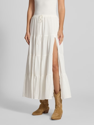 OH APRIL Maxirock mit elastischem Bund Modell 'Valeska' Offwhite 4