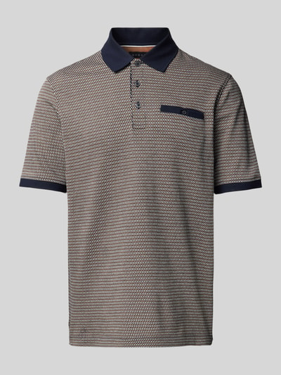 bugatti Poloshirt mit Label-Detail Camel 2