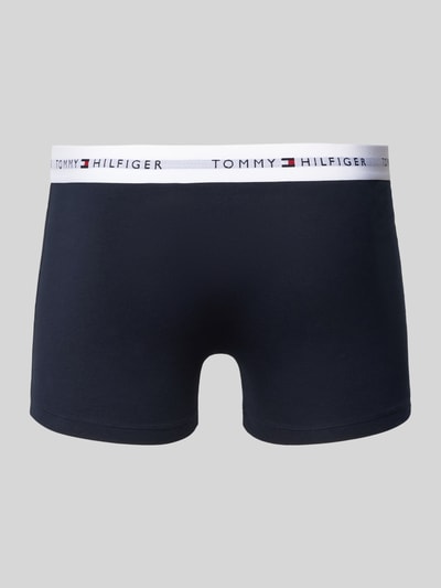 Tommy Hilfiger Trunks mit elastischem Logo-Bund im 3er-Pack Marine 3